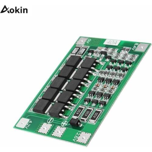 3S 40A BMS 11.1V 12.6V 18650 lithium battery protection Board with Enhance/balanced Version for drill 40A current diy