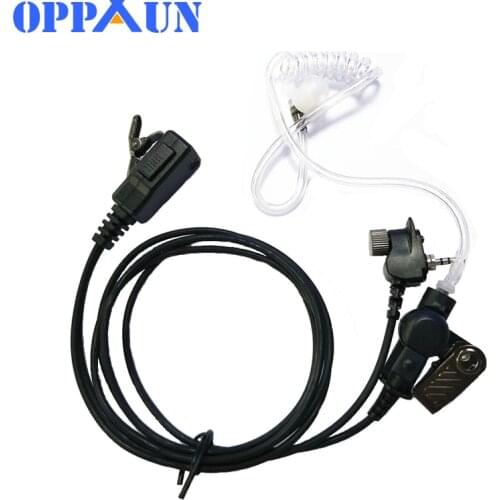 Acoustic Air Tube Earpiece Headset Mic PTT for Motorola MTP850 Walkie Talkie Portable Radio MTH800 MTH650 MTH850 MTS850