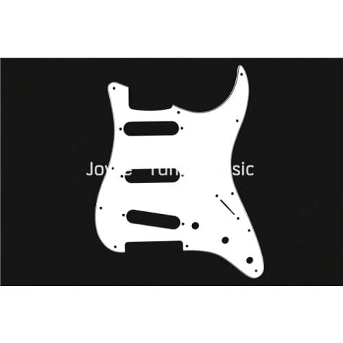 Niko White 3 PLY Electric Guitar Pickguard For Fender Strat Style Electric Guitar Free Shipping Wholesales