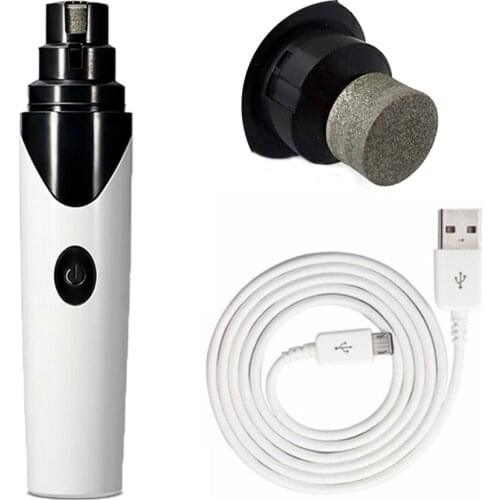 Electric Pet Nail Grinder Dog Nail Clipper USB Charging Ultra Quiet Cat Claw Trimmer Polisher Pets Grooming Tool Dropshipping
