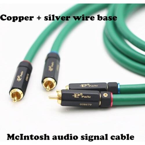McIntosh fever grade 4-core pure copper silver-plated CD decoder amplifier RCA dual lotus audio signal line