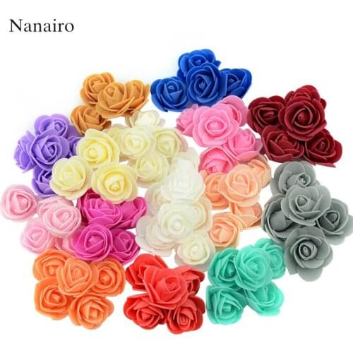 PE Foam Rose Head Artificial Handmade Rose Head DIY Wedding Home Decoration Festival Party supplies