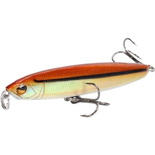 1pcs 75mm 13.6g Pencil Lure Minnow Fishing Lures Hard Bait Sinking Wobblers pesca isca artificial hard Bait for Bass Pike