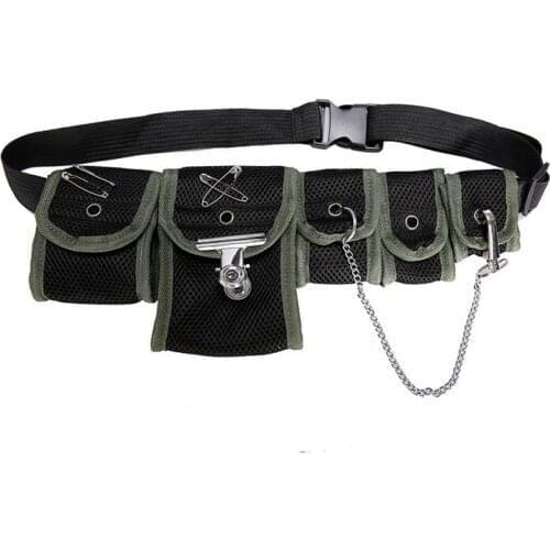 Tactical Police Duty Belt Multifunctional Military Training Security Polices Guard Utility Kit Combat Belt with 5 Pouches