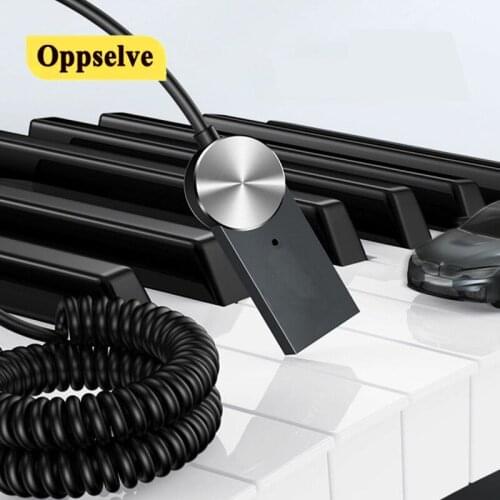 USB Bluetooth 5.0 Receiver Speaker Aux Bluetooth Adapter Dongle Cable For Car 3.5mm Jack Audio Music Wireless Music Transmitter