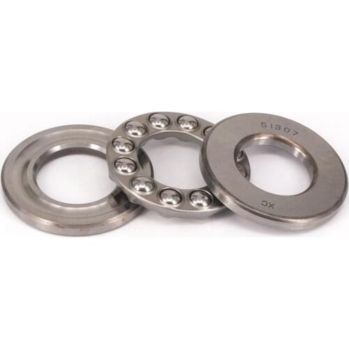 1)51307 35x68x24mm Axial Ball Thrust Bearing Set(2 Steel Races + 1 Cage)AEBC-1