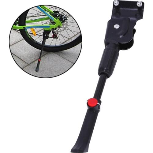 1pcs Black Adjustable Mtb Road Bicycle Kickstand Parking Rack Mountain Bike Support Side Kick Stand Foot Brace #P3