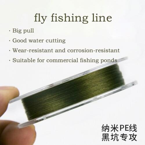 1 pcs Luya Fly Fishing Line 50m 0.1# 3# Main Line Subline for Sea Pole Nylon Carp Fishing Goods Accessories Equipment Tackle