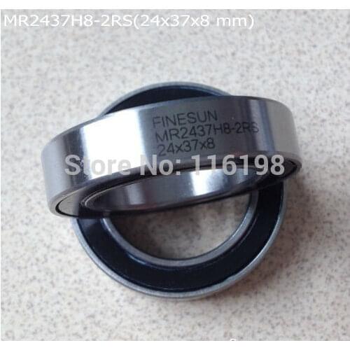 2pcs/lot MR2437H8-2RS MR2437H8 2437H8 24378 bicycle bearing 24x37x8 mm repair bearing