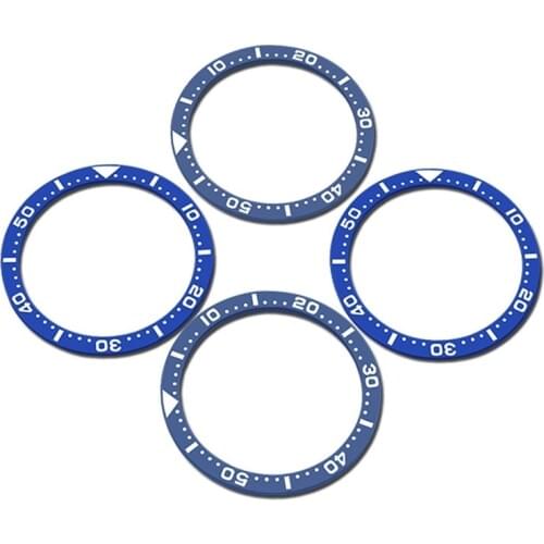 2020 Watch Face New 38mm Diameter Blue Ceramic Bezel Insert For Submariner Mens Watch Watches Replace Accessories