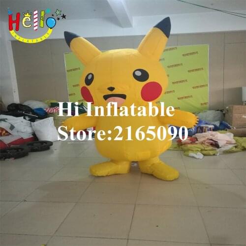 3 m high inflatable moving cartoon characters Inflatable Pokemon walking costume
