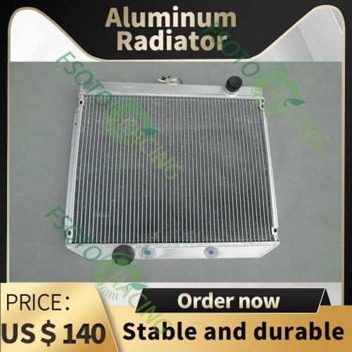 2 Row Alu Radiator for 1969 - 1972 FORD FALCON FAIRLANE XY XW 302 6CYL AT/MT 1970 1971 1972