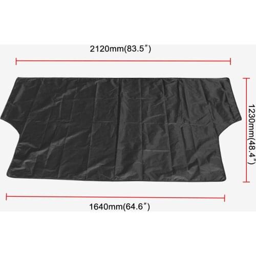 Car Sunshade With Magnet To Avoid Sunlight Rain Ice Snow Protection Front Windshield With Storage Bag