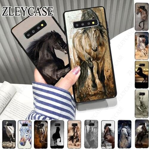 Cute horse horses Phone Case For samsung galaxy s10plus s10e s10lite s9 s8plus s20 plus s7 s6edge s20ultra case Cellphones