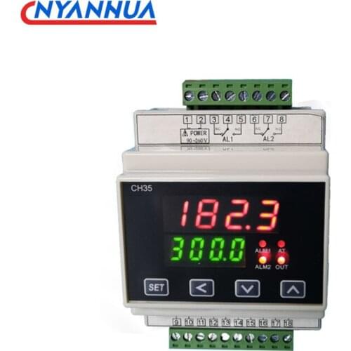 Rail type PID Intelligent Temperature Controller Adjustable Temperature Digital Display Temperature Controller