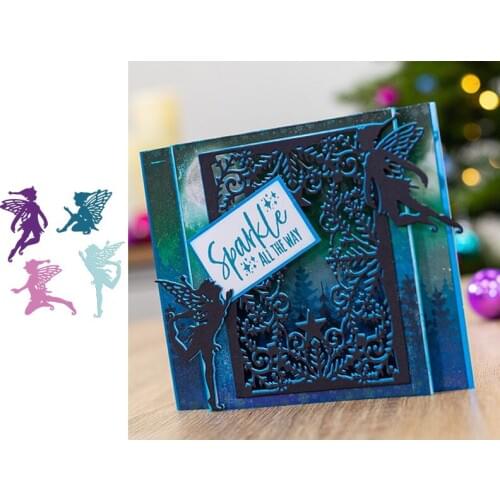 Hot Four types of Sprites Wings Angels Metal Cutting Dies Scrapbooking Album Paper DIY Cards Crafts Embossing Die Cuts New 2019