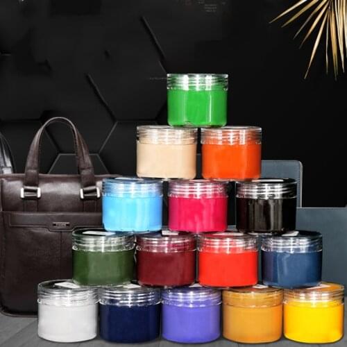 32Color 30ml Leather Dye Paint Oily DIY Professional Paint Leather Craft Leather Bag Sofa Shoes Repair Complementary Color Paste