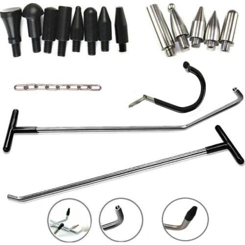 Dent Removal Rods Set Paintless Dent Repair Tools for Car Dent Remover Puller Hail Damage Repair Kit