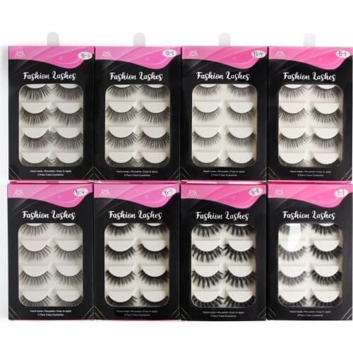 50 pairs Wholesale Eyelashes Natural Mink Eyelashes False Eye Lashes 3d Mink Lashes Extensions maquiagem faux cils