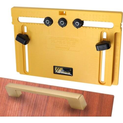Pull Cabinet Hardware Jig Door Handle Knob and Pull Installation Jig and Shelf Pin Jig Boring Hole 5/6mm Drill Guide Locator