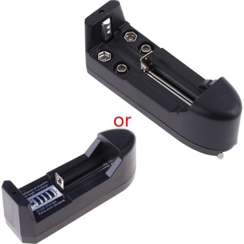 New Universal Battery Charger AA AAA Li Ni-Cd NiMH 9V 18650 Black