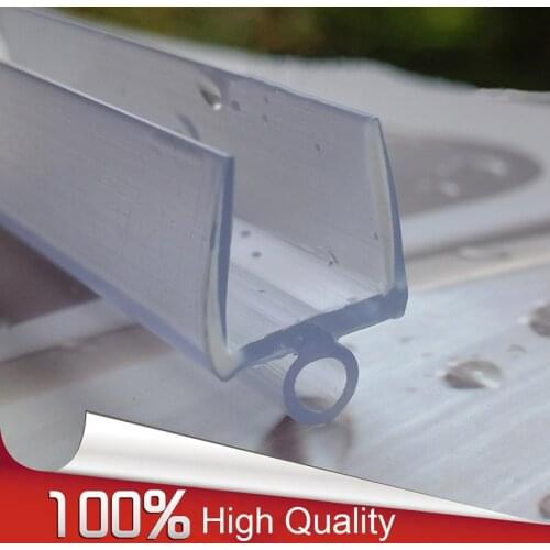 Wholesale 10PCS/LOT Me-307A Bath Shower Screen Rubber Big Seals waterproof Glass Protection strips glass door seals length:700mm