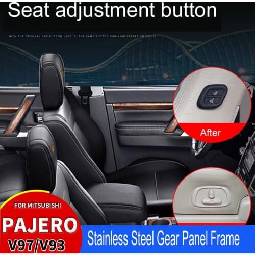 For Mitsubishi Pajero Smart Mobile Seat Electric Adjustment Switch V97 V93 V87 Co-Pilot Seat Seat Adjustment Button Modification