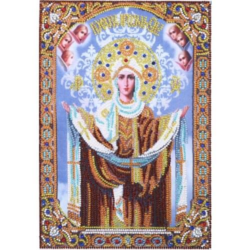 5D Character Religious Round Diamond Painting Sticker Handmade Diamond Embroidery Mosaic Home Decor New 2021