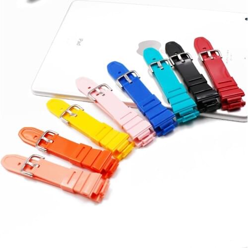 Rubber strap pin buckle for Casio BABYG BGA130 131 160 BA110 111 112 5338 sports waterproof strap watch band