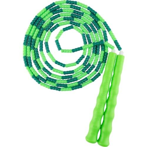 BEADS Tricks Skills jump Skipping Rope INTERMEDIATE beginner Soft Beaded FANCY Adjustable Tangles Free Segmented Fitness