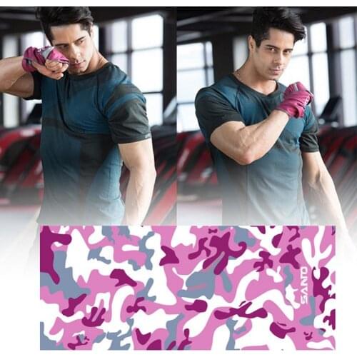 Sport Towel Sweat Absorb Drying Quickly Breathable Soft Beach Yoga Bath Gym Towels Retro Printing Gym Microfiber Towels