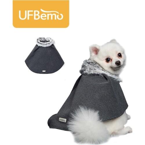 UFBemo Dog Clothes Cloak Jacket Coat Christmas Autumn/Winter Clothing Fashion Outfits Luxury Coats for French Bulldog Chihuahua