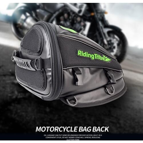 Riding Tribe Universal Motorcycle Tank Bag Micro-fiber Motorbike Tail bag Waterproof Travel Backpack Functional G-XZ-017