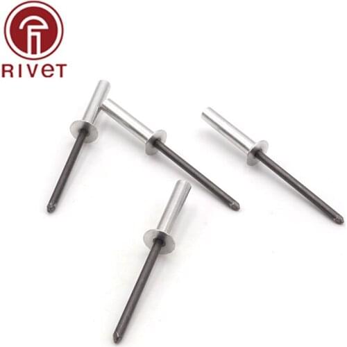 DIN 15974 10pcs M4.8*13/14/15/16 Aluminum Countersunk Head Closed End Blind Rivet Sealed Blind Rivet Water Air Tightness Rivets