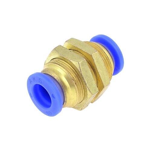 10mm OD Tube M Thread Full Port Pneumatic Quick Fittings Couplers