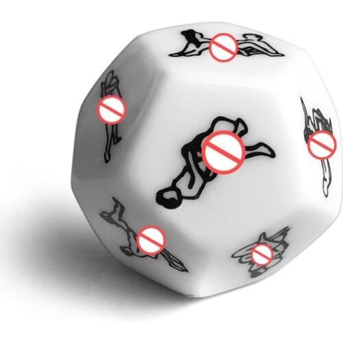 12 Sides Sex Positions Dices Craps Love Posture Sexy Dice Love Humour Gambling Erotic Adult Games for Couples Flirt Sex Games