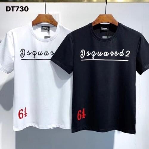 2021 Mens DSQ2 Fashion Trend Advanced Mens Printed T-Shirt DT730