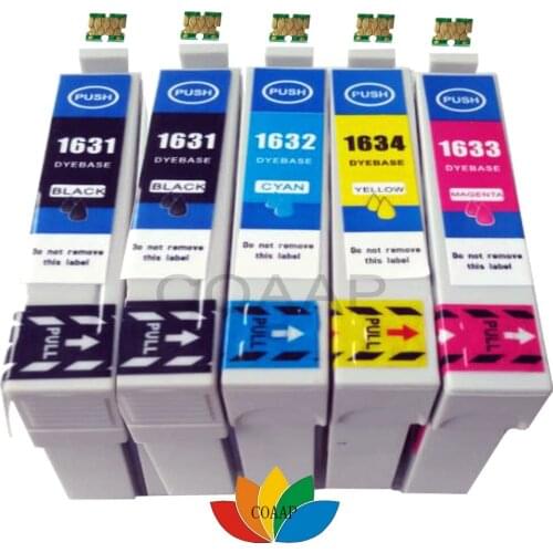5 Compatible EPSON T1636 16XL Ink Cartridge for Workforce 2650DWF 2630WF 2530WF 2540WF 2010W 2510WF 2520NF inkjet Printer
