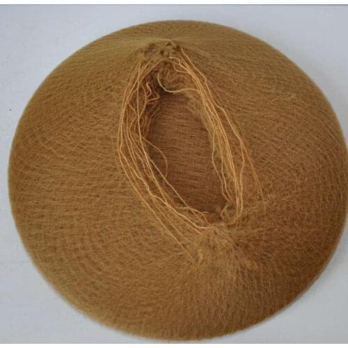 200 Pieces Light Brown Invisible Hairnets Nylon Material Elastic Hair Nets Dancing Net