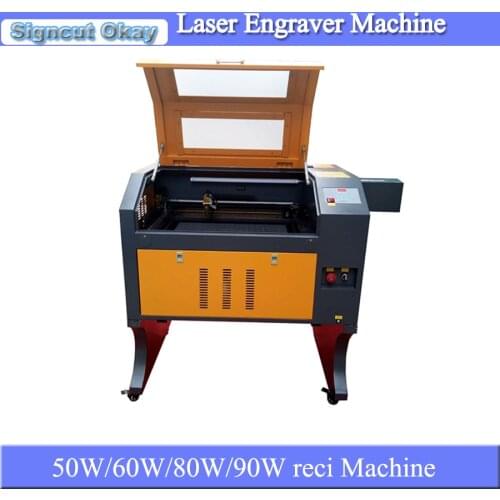 Acrylic laser engraving machine laser engraver cutting machine 4060 support Coreldraw software with CW3000 water chiller