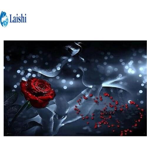 DIY Diamond Painting Full Square/Round Drill 5D Couple red roses Diamond Embroidery Sale Diamond Picture of Rhinestones