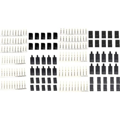 10Set Plug Servo Plug Terminal Gilt Male And Terminal for JR Futaba Plug