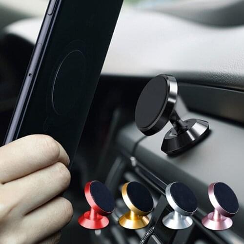360 Rotating Magnet Mount Car Phone Holder for iPhone 11 Xiaomi Samsung Huawei Android Magnetic Mobile Phone Holder For Cars