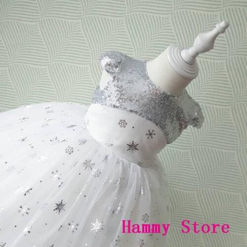Infant Toddler Pageant White Flower Girl Dresses for Weddings and Party First Communion Dresses For Girls