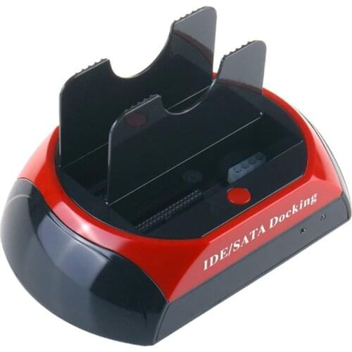 HDD Docking Station Dual Internal Hard Disk Drive case HDD Enclosure sata for 2.5/3.5 Inch SATA to USB 2.0 Docking Station