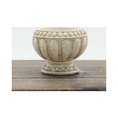 European classic design plants pot silicone mold planter 3d vase molds muti-meat pot molds for home decorations