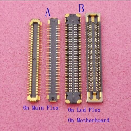 10Pcs Lcd Display Screen Flex FPC Connector For Samsung Galaxy S21 G991 G990 G991U G991 G991B N G9910 Port Plug Board 56pin