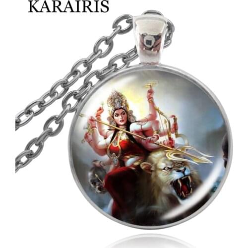KARAIRIS Hindu God Shiva Necklace Buddha Meditation Spiritual Jewelry Awakening Your Inner Power Pendant Necklaces For Women Man