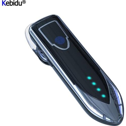 Kebidu Magnetic Bluetooth 5.0 Wireless Headset Neck Hanging Sports Earbuds Headset Support TF Card Microphone for Iphone Huawei