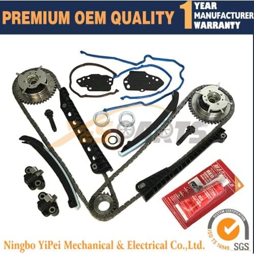 Timing Chain Kit Cam Phaser VVT Valves For Ford F-150 F-250 5.4 TRITON 3-Valve